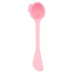 Double Head Mask Brush Manufacturer - No Electricity Silicone Face Cleansing Cosmetics Beauty Tool