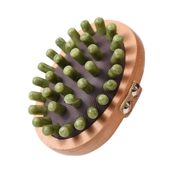 Jade Scalp Gua Sha Comb Manufacturer - Wholesale Facial Detoxification Firming Skin Xiuyu Stone Tool