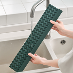 Silicone Sink Water Baffle Manufacturer - Suction Cup Kitchen Splash-proof Washing Dishes Retaining Strip