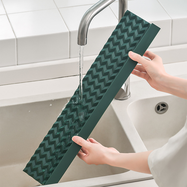 Silicone Sink Water Baffle Manufacturer - Suction Cup Kitchen Splash-proof Washing Dishes Retaining Strip