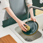 Silicone Sink Water Baffle Manufacturer - Suction Cup Kitchen Splash-proof Washing Dishes Retaining Strip
