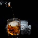 3D Skull Silicone Ice Mold Manufacturer - Halloween Black Giant Whiskey Beverages Ice Cube Maker
