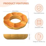 Silicone Snack Bowl for Stanley Cup Manufacturer - Flower Shape Ring Cup Holder 40 oz Tumbler Accessory