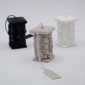 Silicone Tea Infuser Manufacturer - ST04 2022 Hot Selling BPA Free Skull Tower Tea Strainer