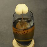 Silicone Tea Infuser Manufacturer - Funny Stool Shape Loose Leaf Tea Egg Strainer Ball Filter