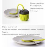 Silicone Tea Infuser Manufacturer - LM09 Wholesale Cute Cartoon Dinosaur Shape Tea Strainer Tool