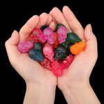 Skull Shape Silicone Gummy Mold Manufacturer - Halloween Hot Sale Chocolate Candy Mould with Dropper