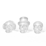 3D Skull Ice Cream Mould Manufacturer - 6K3 BPA Free Custom Form Color Silicone Mold with Lid