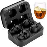 3D Skull Ice Cube Tray Manufacturer - SK11 Old Fashioned Custom Reusable Whisky Freezer Mold
