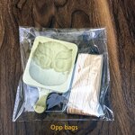 Silicone Ice Lolly Mould Manufacturer - Single Individual Skeleton Shape DIY Pop Mold Holder