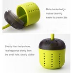Silicone Tea Infuser Manufacturer - LM09 Wholesale Cute Cartoon Dinosaur Shape Tea Strainer Tool