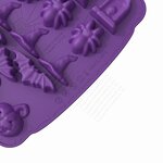 Halloween Silicone Mould Set Manufacturer - H1 5 in 1 Chocolate Candle Baking DIY Mold Tool