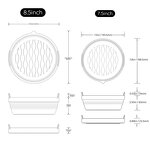 Collapsible Silicone Air Fryer Pot Manufacturer - A3 New Design Food Grade Baking Tray with Handles