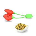 Silicone Tea Infuser Manufacturer - SS10 2022 Hot Selling BPA Free Strawberry Shape Tea Strainer