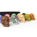 3D Skull Ice Cube Mold Manufacturer - 10 Cavity Leak Free Tray with Silicone Funnel Tool