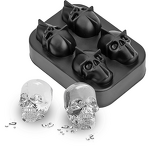 3D Skull Ice Cube Tray Manufacturer - SK11 Old Fashioned Custom Reusable Whisky Freezer Mold
