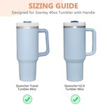 Silicone Snack Bowl for Stanley Cup Manufacturer - Flower Shape Ring Cup Holder 40 oz Tumbler Accessory