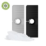 Silicone Faucet Splash Guard Manufacturer - G4 Sink Backsplash Drip Catcher Absorbent Kitchen Mat