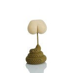 Silicone Tea Infuser Manufacturer - Funny Stool Shape Loose Leaf Tea Egg Strainer Ball Filter