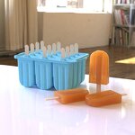 Silicone Popsicle Molds Manufacturer - C7 Hot 12/10/6 Cavity BPA Free Reusable Easy Release Tool
