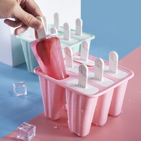 Silicone Popsicle Molds Manufacturer - C7 Hot 12/10/6 Cavity BPA Free Reusable Easy Release Tool