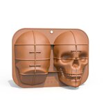 3D Silicone Skull Cake Pan Manufacturer - Customize New Improved Candy Gelatin Cakelet Mold