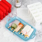 Silicone Ice-lolly Molds Manufacturer - C22 12/10/6 Cavity Reusable Easy Release Ice Pop Maker
