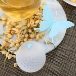 Silicone Tea Infuser Manufacturer - BT05 Food Grade Butterfly Shape Loose-leaf Tea Filter Diffuser