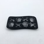 Skull Rib Silicone Ice Tray Manufacturer - CS06 Bestseller Slow Melting Large Clear Ice Ball Maker