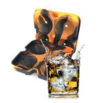 3D Diamond Ice Cube Tray Manufacturer - DM06 4 Cavities Big Whiskey Beer Food Grade Silicone Mold