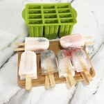 Silicone Ice-lolly Molds Manufacturer - C22 12/10/6 Cavity Reusable Easy Release Ice Pop Maker