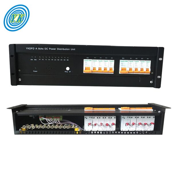 YUCOO PDU - YKDPZ-A 8-Channel Iron Black with Alarm for Telecom