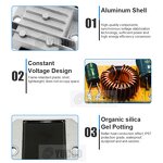 Automatic Buck Boost Converter - 5-32V to 12V 3A for Golf Cart LED