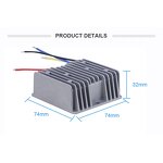 Isolated Converter - 48V to 12V 5A Waterproof for Golf Cart