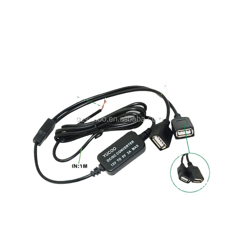 USB Charging Module - 12V/24V to 5V 2.4A QC3.0 QC2.0 Step Down