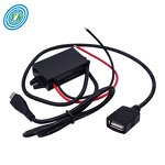 Mini Buck Converter - 12V/24V to 5V 1A-3A USB for LED LCD Display