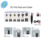 AC DC Converter - 24Vac to 12Vdc 5A Step-down Customizable Port Cable