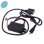 USB DC Converter - 12V/24V to 5V 3A Customizable Step Down Buck