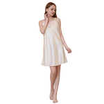 Sling Nightdress Manufacturer - Elegant Satin Sexy Straps for Summer Autumn
