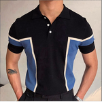 Men's Polo Shirt Manufacturer - Fashion Splicing Business Knitted
