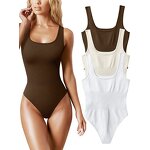 Bodysuit Shapewear Manufacturer - Seamless Round Neck Tummy Control Full Body