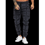 Men's Casual Pants Manufacturer - Checkered 3D Digital Printed Fitness Leggings