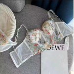Lace Bra Manufacturer - Translucent French Embroidered Flower Strap