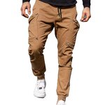 Men's Casual Pants Manufacturer - Small Leg Multiple Pockets Workwear