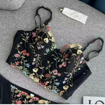 Lace Bra Manufacturer - Translucent French Embroidered Flower Strap