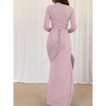 Bodycon Dress Manufacturer - Long Sleeve Solid Color for Fall Winter