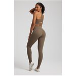 Yoga Suit Set Manufacturer - Casual for Pilates Beautiful Back Nude
