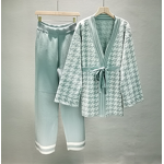 Knitted Cardigan Set Manufacturer - Medium Length Two-Piece