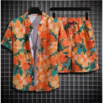 Men's Sports Set Manufacturer - Summer Loose Shirt Short Sleeve Minimalist