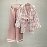 Knitted Cardigan Set Manufacturer - Medium Length Two-Piece
